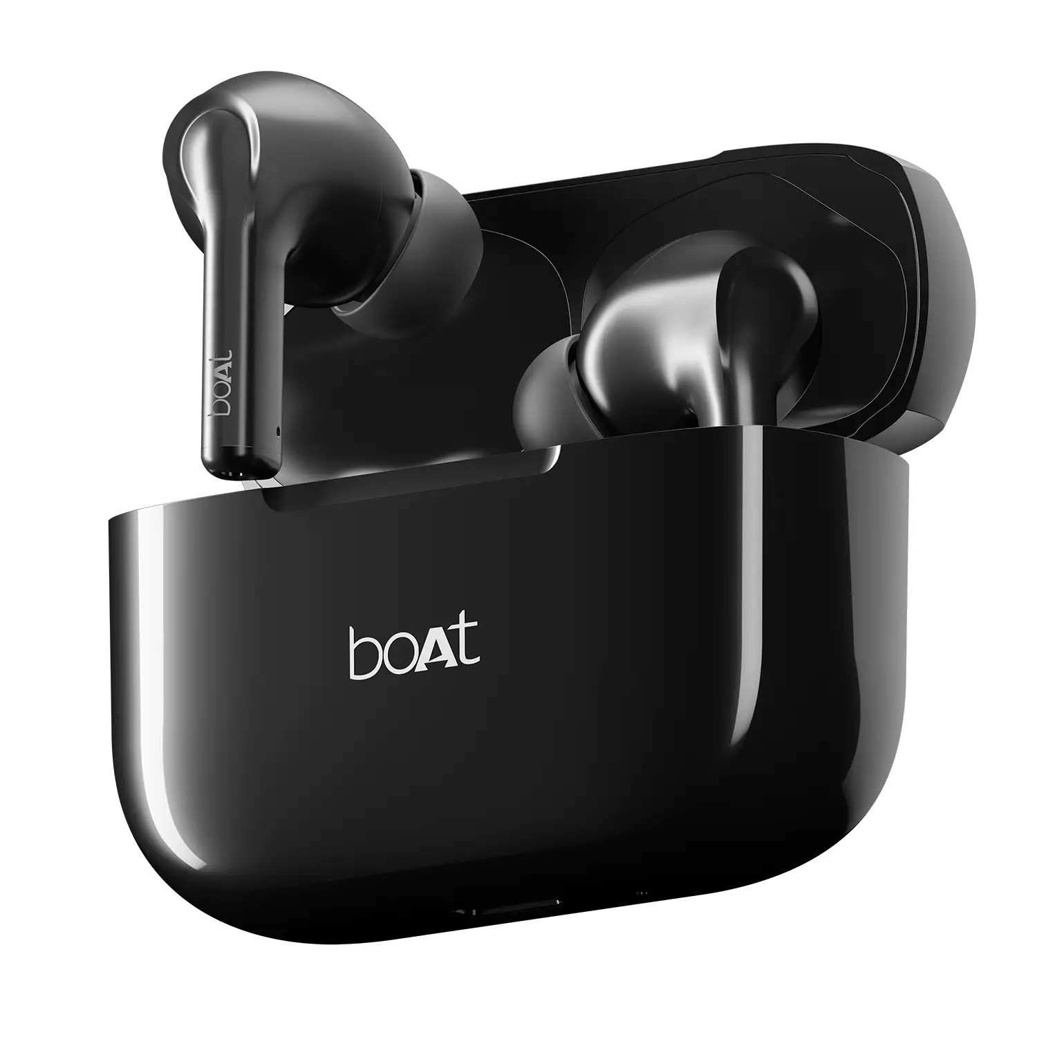 boAt Airdopes 161 | Wireless Earbuds with Massive Playback of upto 40 Hours, IPX5 Water & Sweat Resistance, IWP Technology, Type C Interface Pebble Black boAt Airdopes 161 | Wireless Earbuds with Massive Playback of upto 40 Hours, IPX5 Water & Sweat Resistance, IWP Technology, Type C Interface Pebble Black