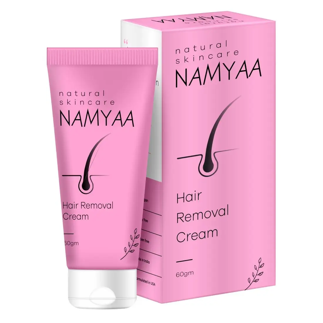 Namyaa Hair Removal Cream for Intimate Skin with Free Vitamin C Serum, 60 gram - Pack of 1 Namyaa Hair Removal Cream for Intimate Skin with Free Vitamin C Serum, 60 gram - Pack of 1