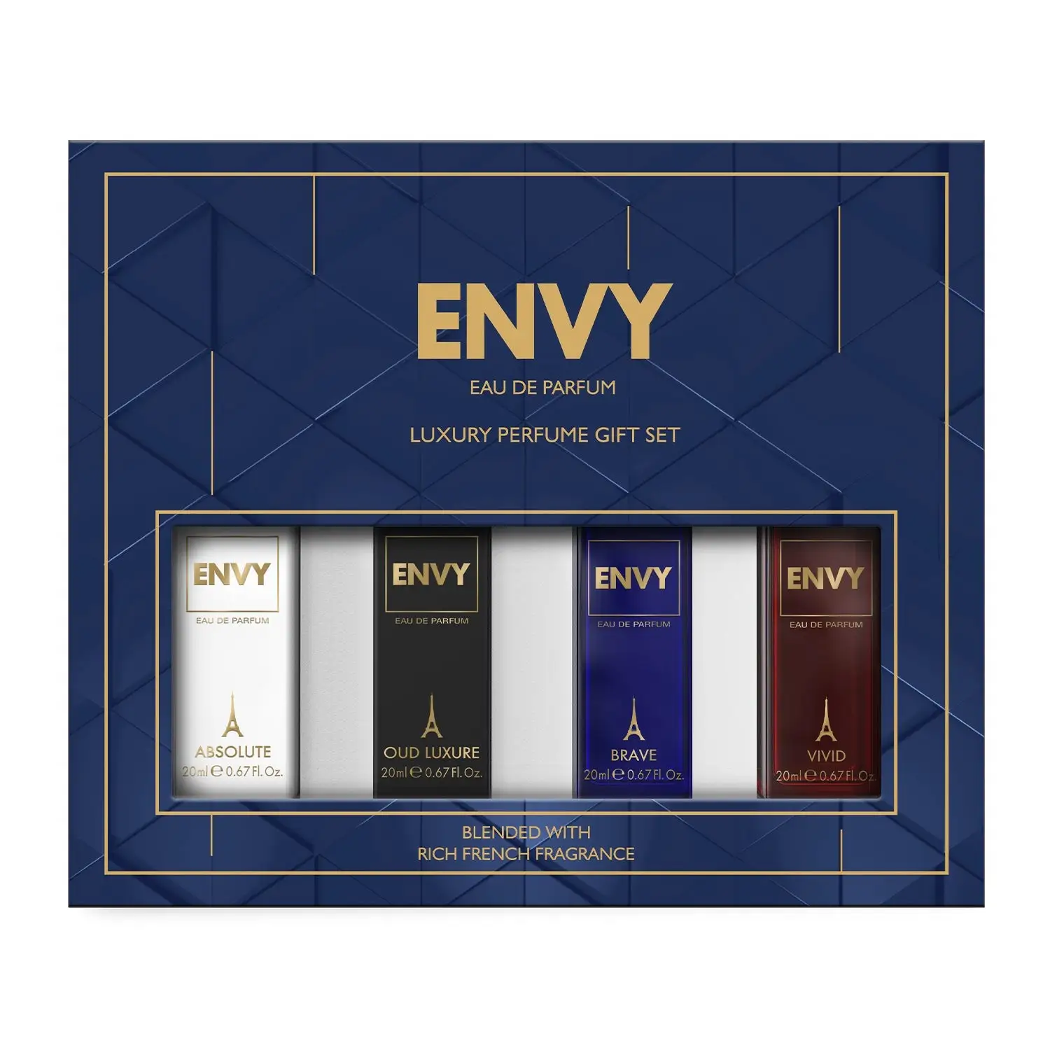 ENVY Luxury Perfume Gift Set for Men - 4x20ml Each ENVY Luxury Perfume Gift Set for Men - 4x20ml Each
